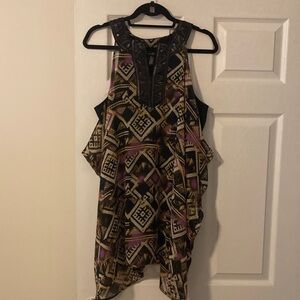 Alfani Multi-Color Tunic Top .. brand new never worn (no tags) wear w/leggings